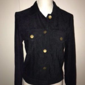 David Paul New York.  suede black jacket